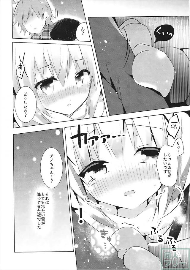 ブランデーチョコを食べてしまったチノちゃんは、お兄さんにデレデレに <> 003