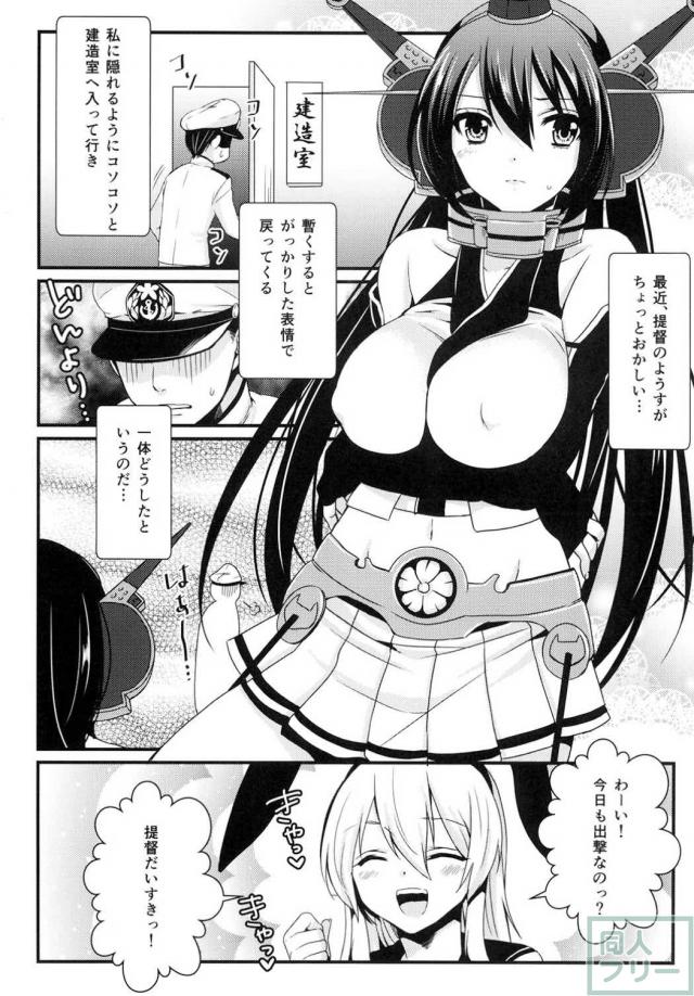 提督と長門が初エッチして再確認するお話 <> 002