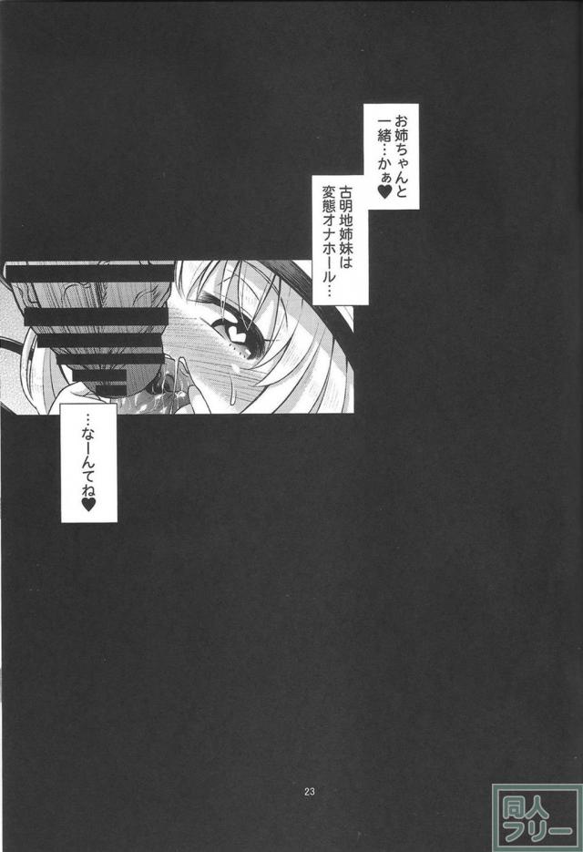 姉と同じく変態でビッチなこいしのお話 <> 021