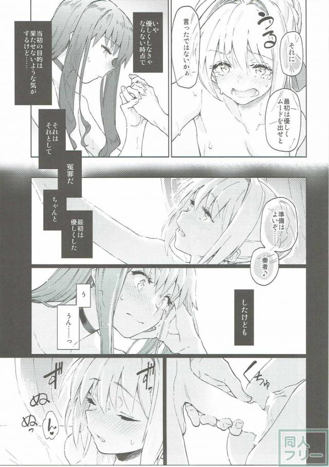 セイバー×女主人公が繰り広げるえっちなコメディ本 <> 014