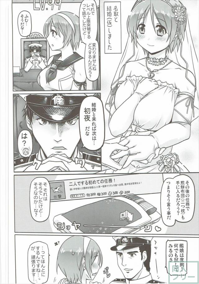 名取と結婚(仮)したので、「初夜」の夜戦へ♪ <> 003