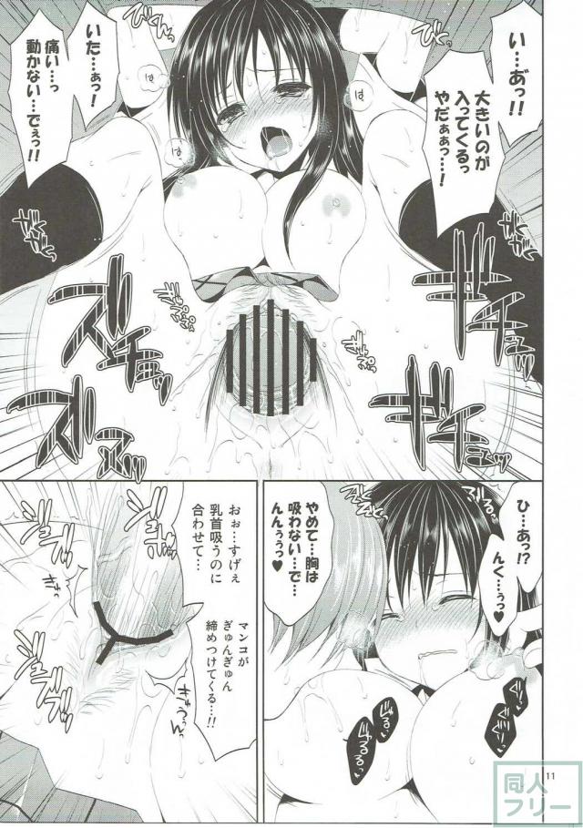 嫌がる古手川さんだがおかまいなしに同時二穴で中出しだ♪ <> 010