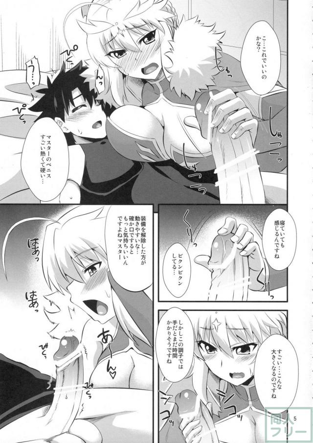 その発想はどこからきたのか、風邪を心配してマスターのチンポを小さくしようと暴走し始めます。 <> 004