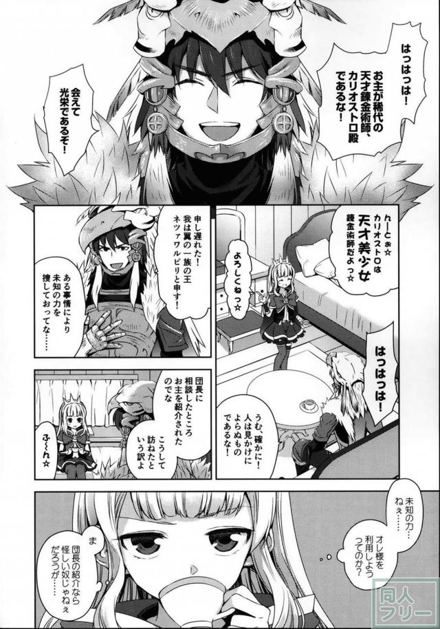 世にも珍しいネツァワルピリ×カリオストロ本 <> 007