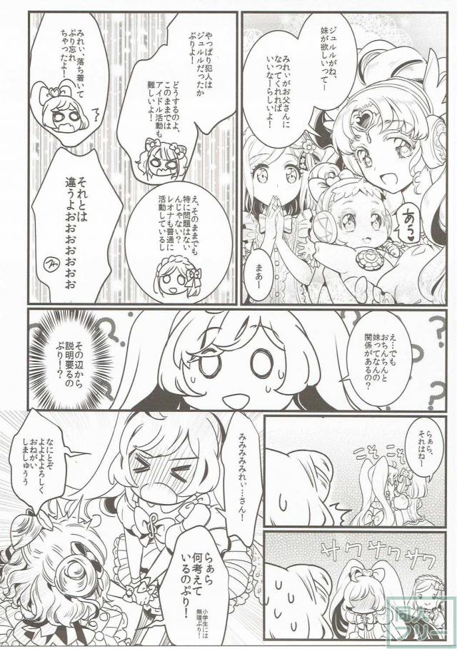 ふたなりみれぃとらぁらのイチャラブ百合ックス <> 008