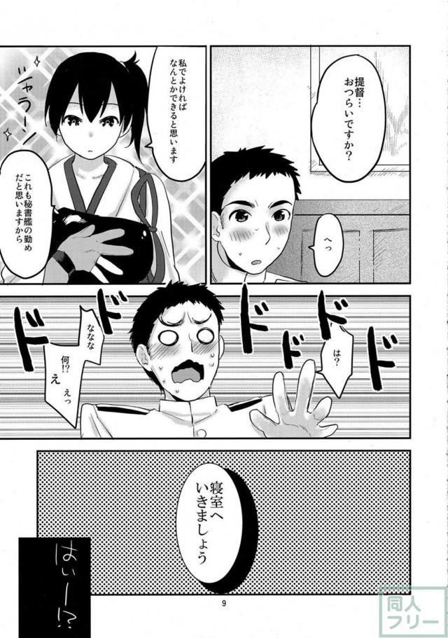 提督と加賀の純愛初エッチ本 <> 008