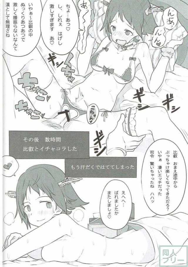 微エロからガチエロまで、比叡ちゃんR18合同誌 <> 019