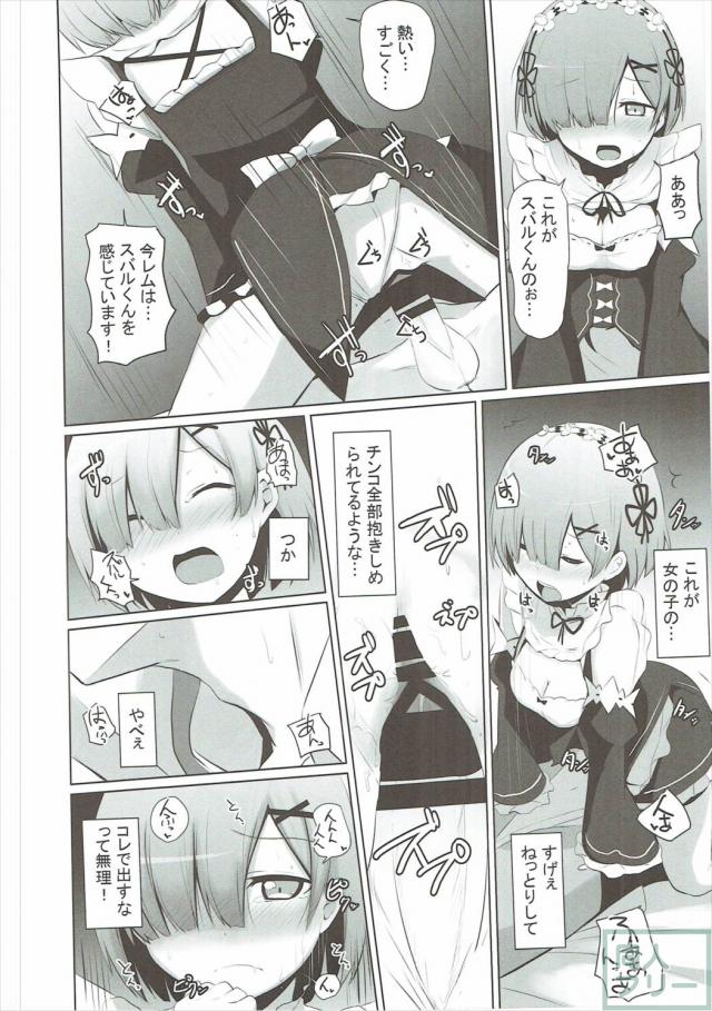 レム・ラムと騎乗位・顔面騎乗で女攻め3P <> 013