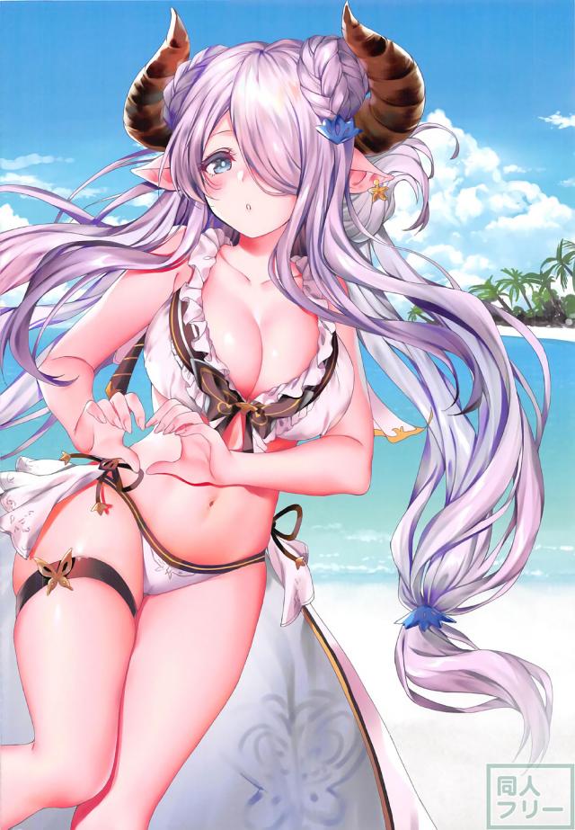 夏の浜辺でグラン君が騎空団の女の子たちとイチャらぶえっち！ <> 007