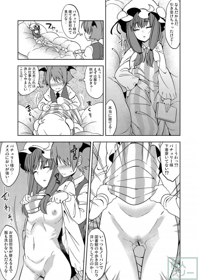 パチュリー様が寝てる間にお世話する本 <> 004