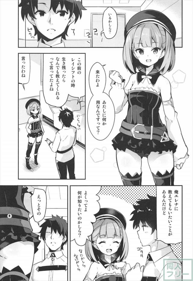 童貞主人公がエレナに筆下ろししてもらう本 <> 004