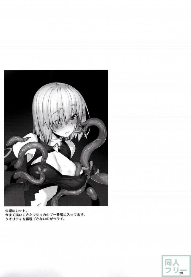 触手化ぐだ子に襲われるマシュの本 <> 028