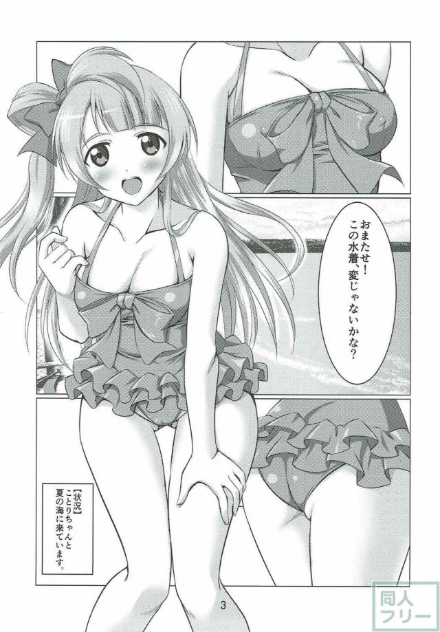 水着ことりと夏の海で青姦 <> 002