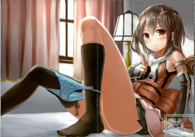 昼下がり 艦娘が下着で誘惑してくる微エロイラスト集 <> 009