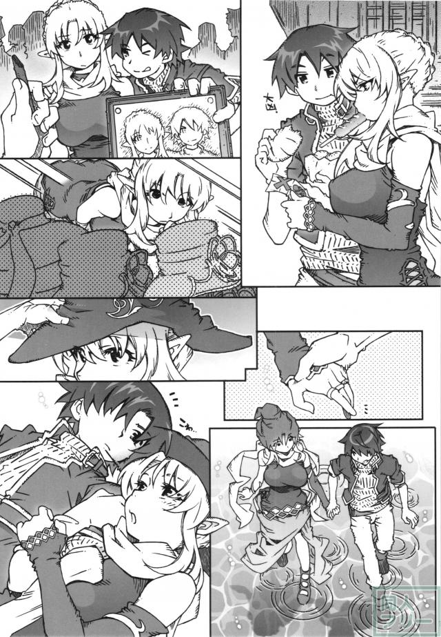 人妻エロフのクロノアさんとしっぽりＨ <> 011