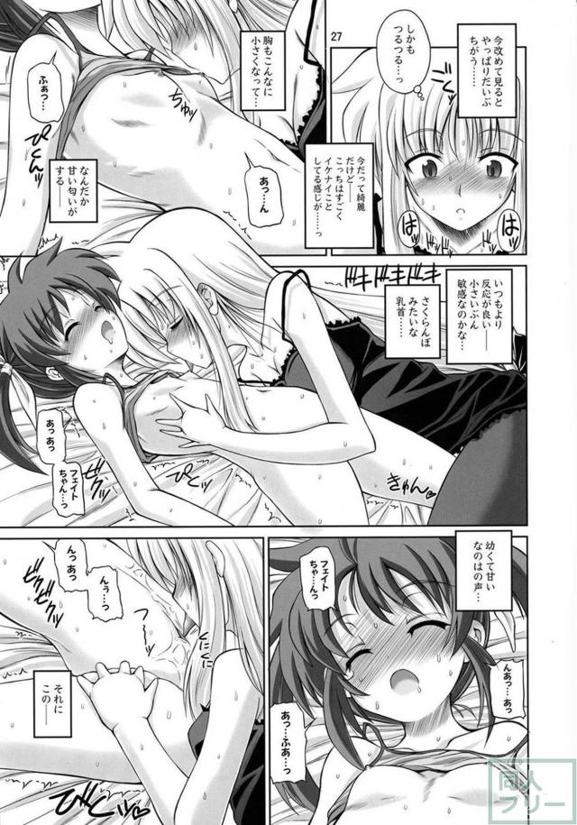 スク水日焼け跡JSなのは×巨根ふたなりフェイトさん、その他いろいろ総集本 <> 026