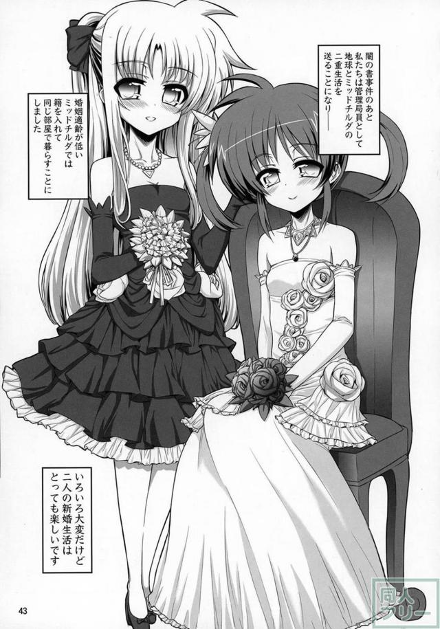 スク水日焼け跡JSなのは×巨根ふたなりフェイトさん、その他いろいろ総集本 <> 042