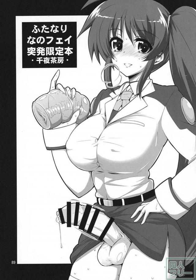 スク水日焼け跡JSなのは×巨根ふたなりフェイトさん、その他いろいろ総集本 <> 088