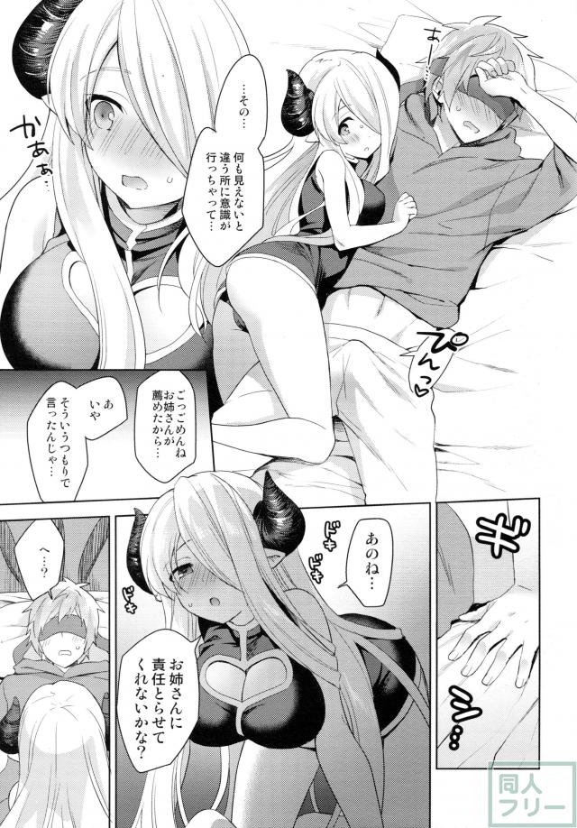 ナルメアと目隠しグランの夜の鍛錬 <> 010