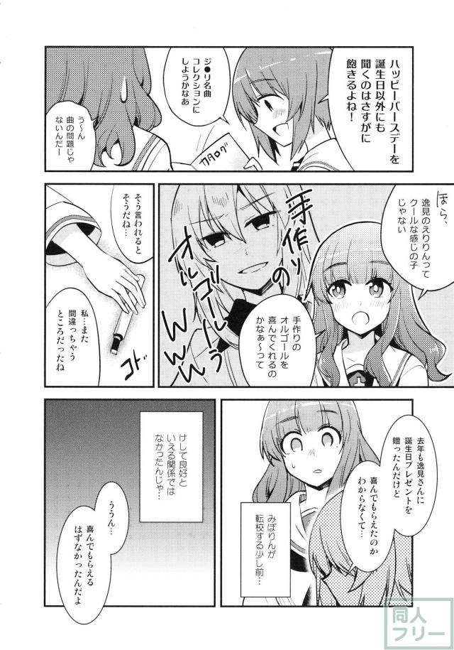エリカの誕生日、みほとエリカのほのぼのコメディ <> 005