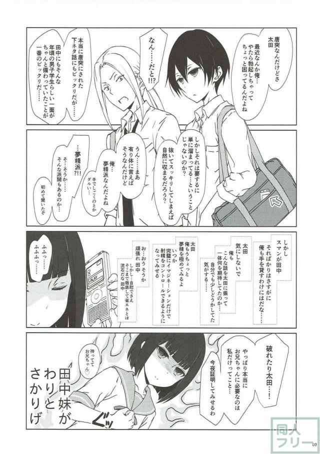 ブラコン妹に夜這いを受ける田中くん <> 002