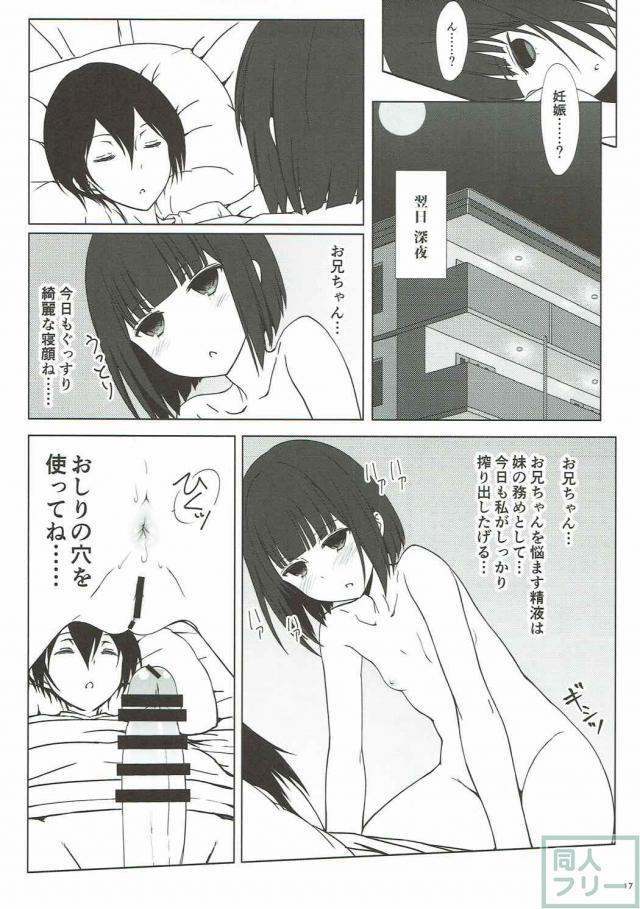 ブラコン妹に夜這いを受ける田中くん <> 016