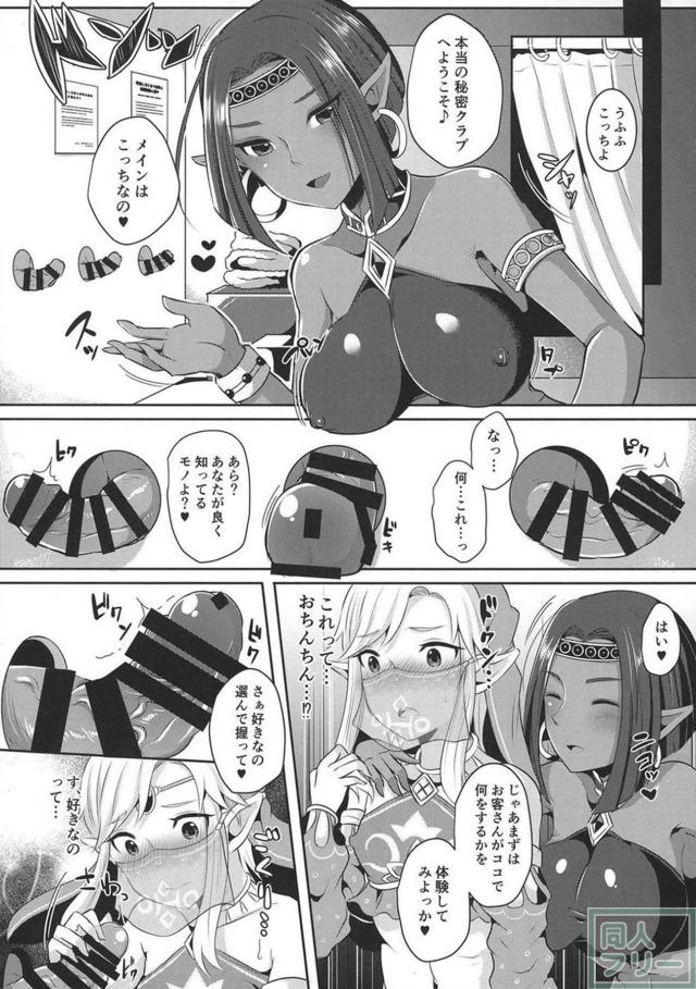 ふたなり痴女×女装リンクの逆アナル・逆フェラ本 <> 005