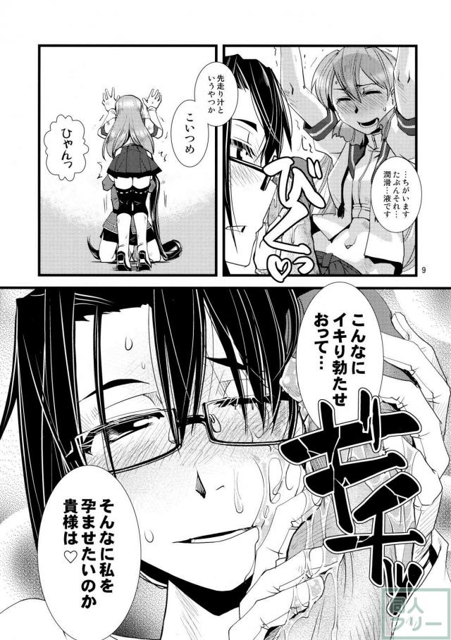 ふたなり明石と那智の子作りセックス <> 010