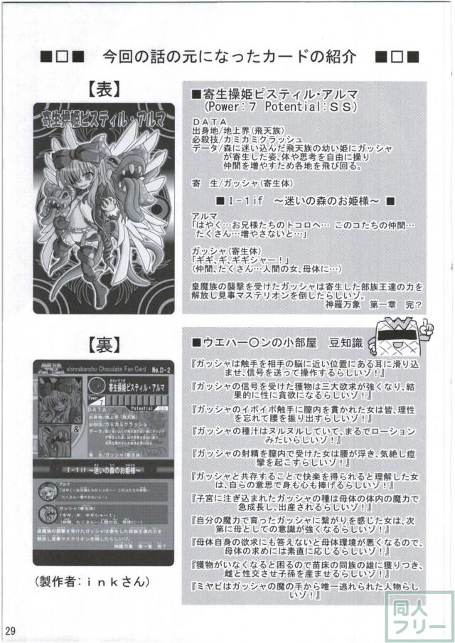 眠り姫アルマの触手による陵辱と悪墜ち本 <> 028