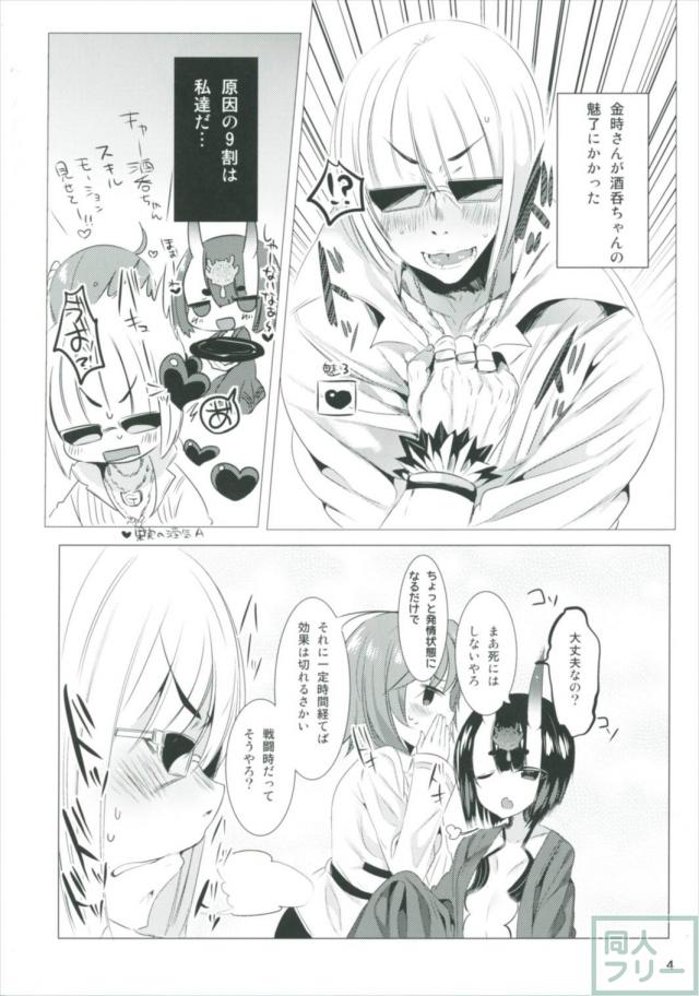 酒呑童子×発情金時の女性優位本 <> 003