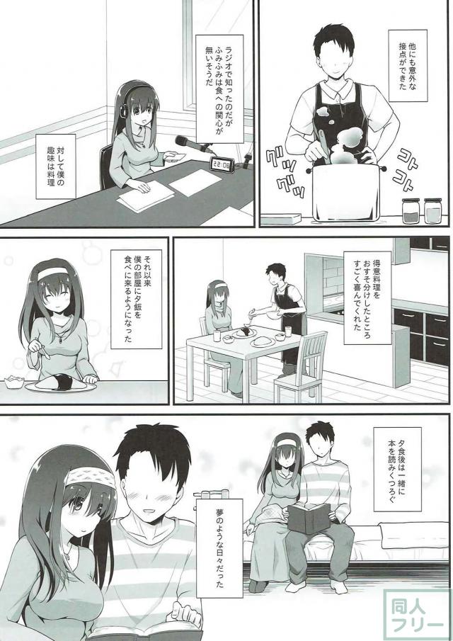 文学少女アイドル鷺沢文香と大学生のファンのイチャラブ同棲生活 <> 006