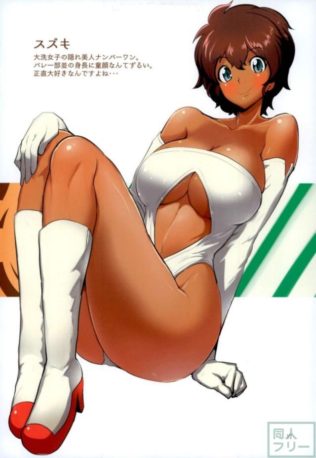 [非エロ]ガルパンヒロインたちの巨乳爆乳超乳おっぱい美麗イラスト集 <> 016