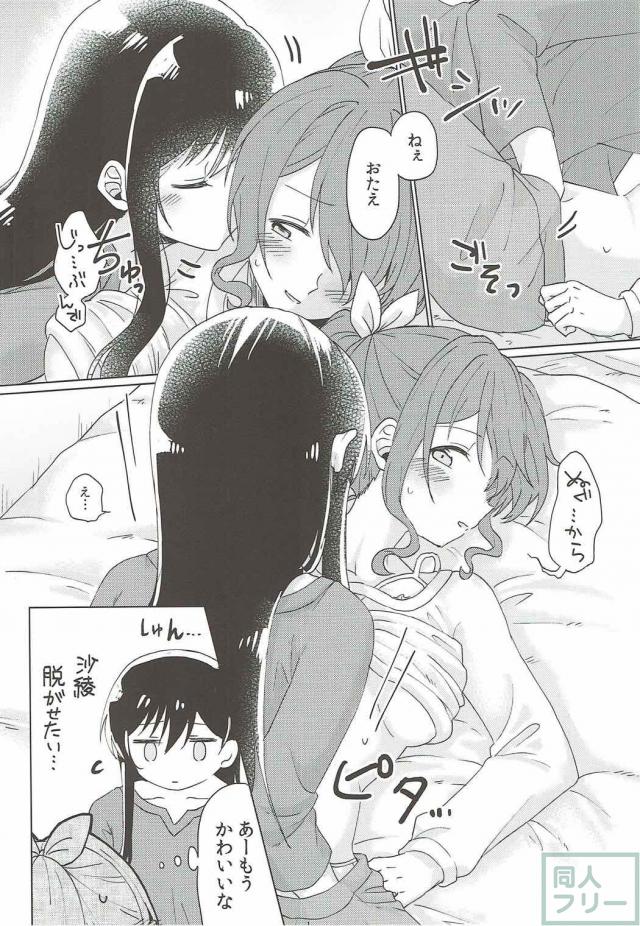 バンドリの花園たえ、山吹沙綾が恋人同士の百合本 <> 023