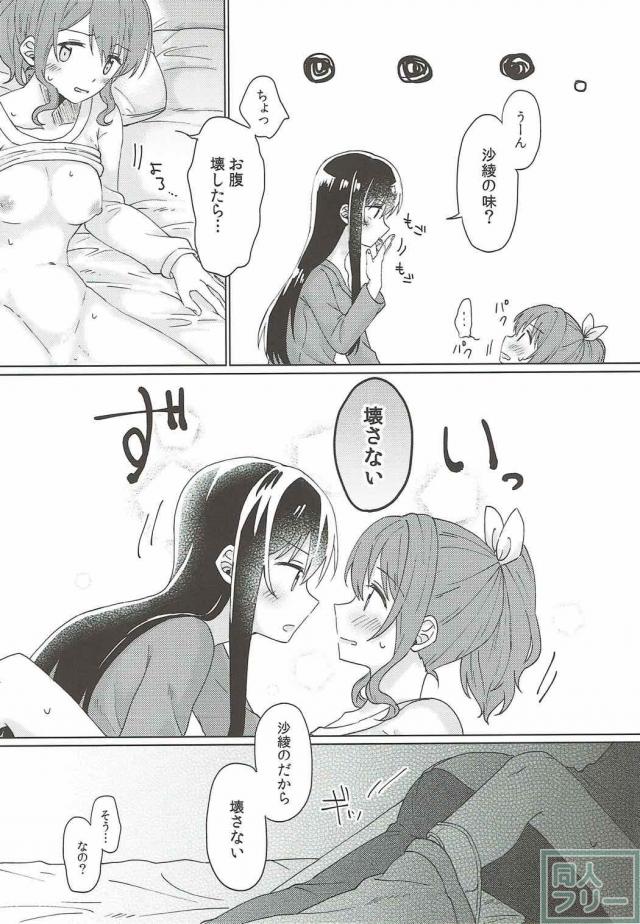 バンドリの花園たえ、山吹沙綾が恋人同士の百合本 <> 039