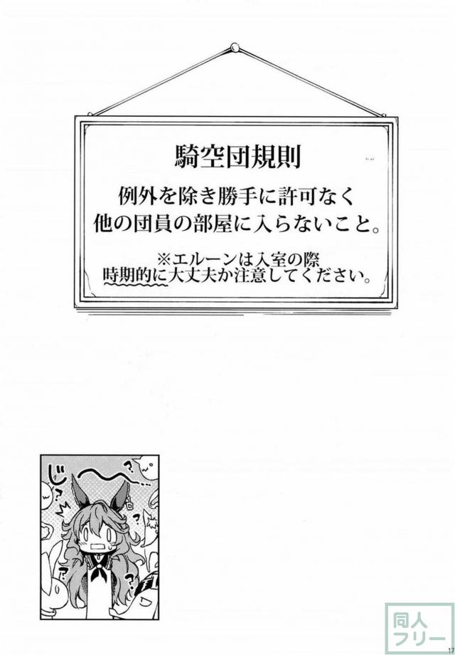 [微エロ]団長の布団にハァハァするフェリ <> 016
