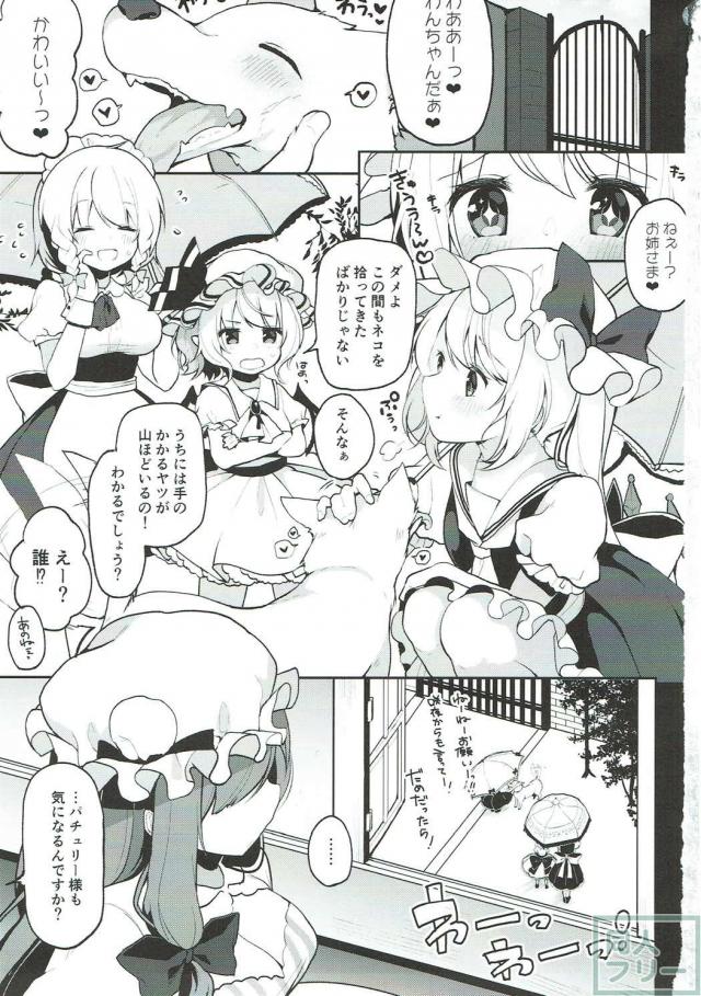 レイプ願望あり！超ド級のM女パチュリーの調教本 <> 002