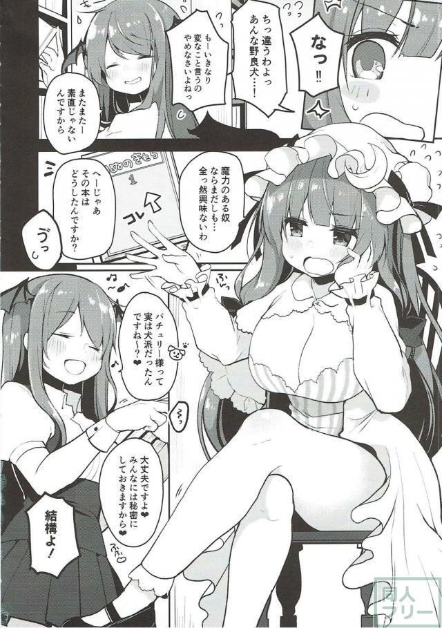 レイプ願望あり！超ド級のM女パチュリーの調教本 <> 003