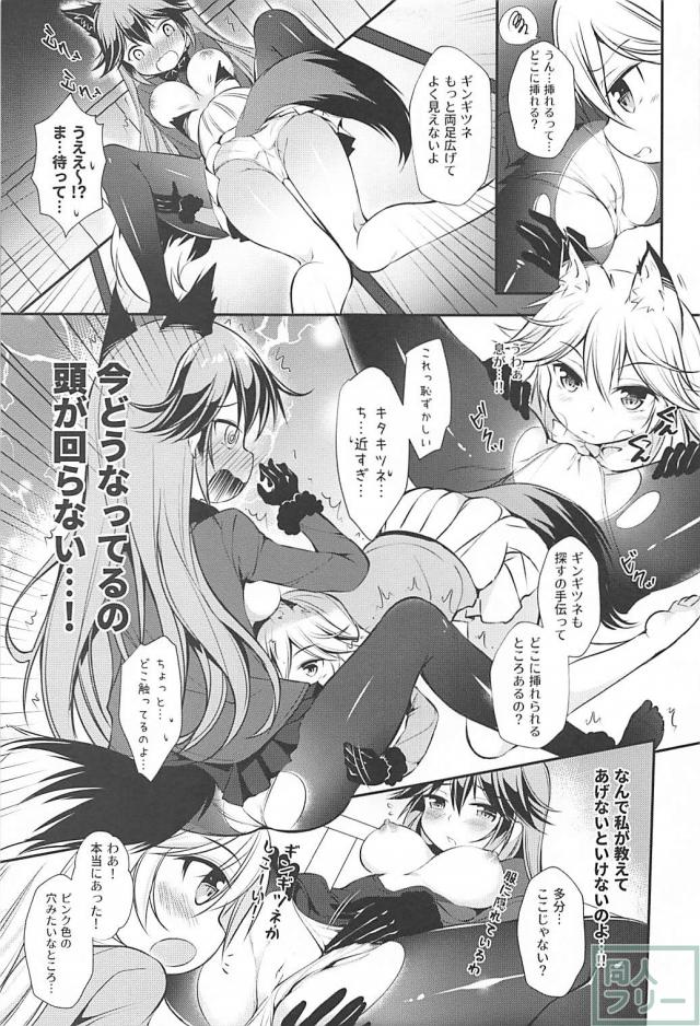無知なキタキツネに振り回されるギンギツネ。それとディルド。 <> 013