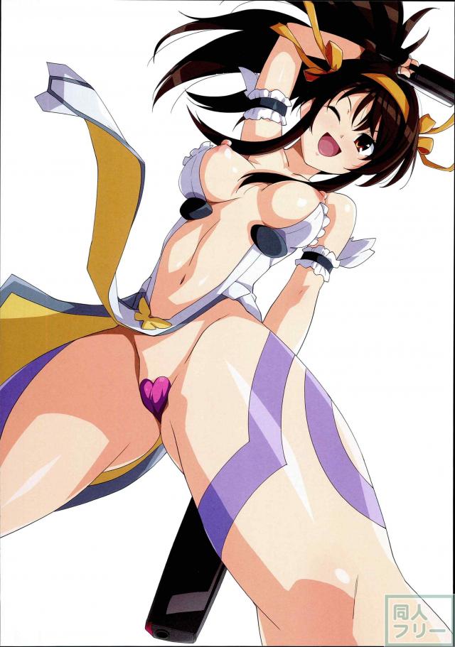 ハルヒさんの過激でエッチなコスプレイラスト本6 <> 003