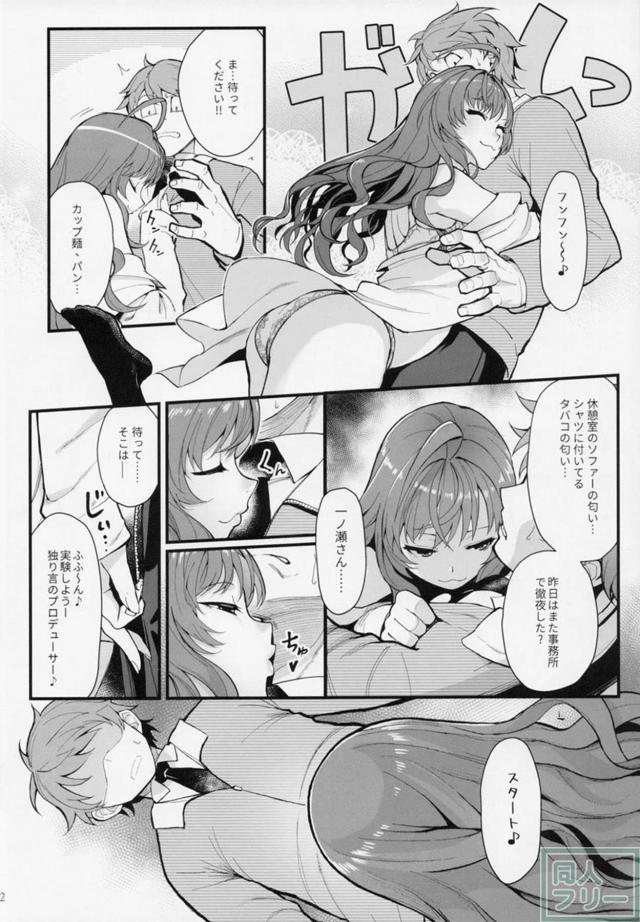 トップアイドル一ノ瀬志希と底辺P <> 011