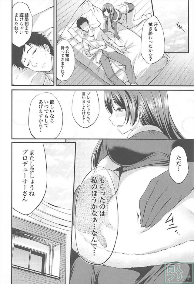 新田美波からPへサプライズのクリスマスプレゼント！ <> 021