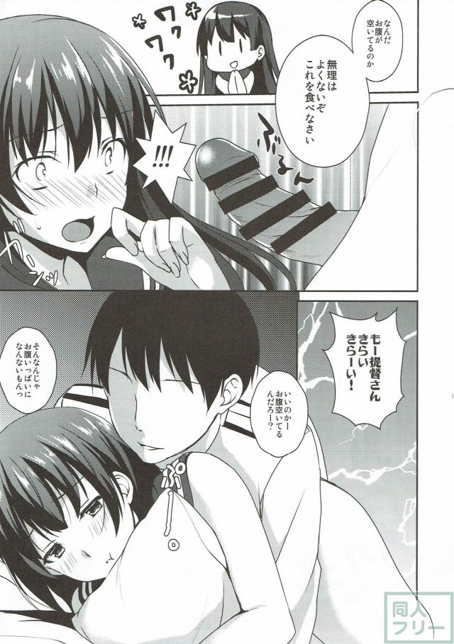 ぽちゃ気味な阿賀野はダイエット中。下のお口もよだれ垂らして、おかわり要求。 <> 011