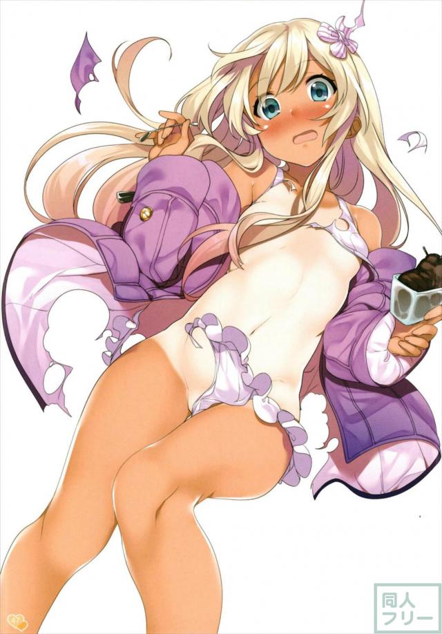 絶妙な美貧乳多め！艦娘たちの美麗フルカラーイラスト集 <> 046