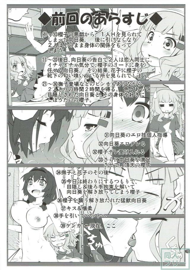 [短編]向日葵と櫻子の百合本 <> 002