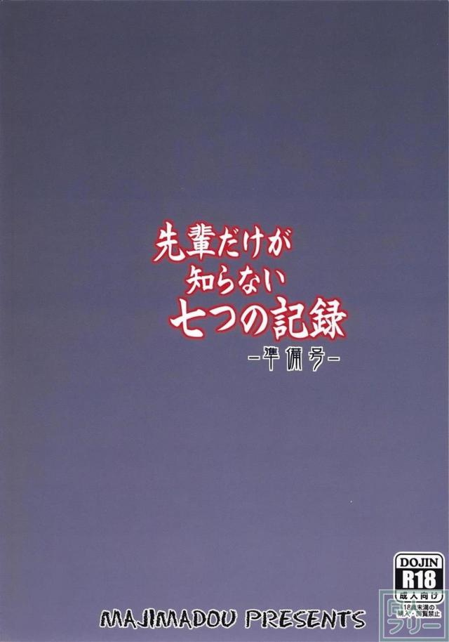 先輩とのぬるいセックスで消化不良なマシュ <> 021