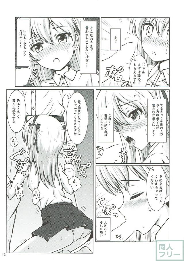 戦いに勝利するととても興奮する島田愛里寿 <> 012