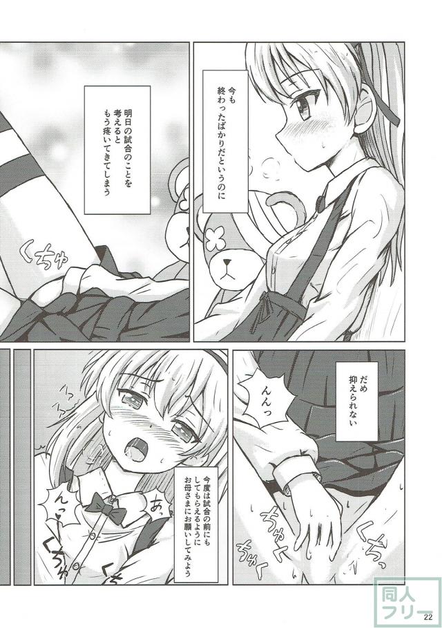 戦いに勝利するととても興奮する島田愛里寿 <> 021