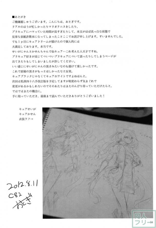 キュアせいがとキュアかせんとモブ男の3P <> 023