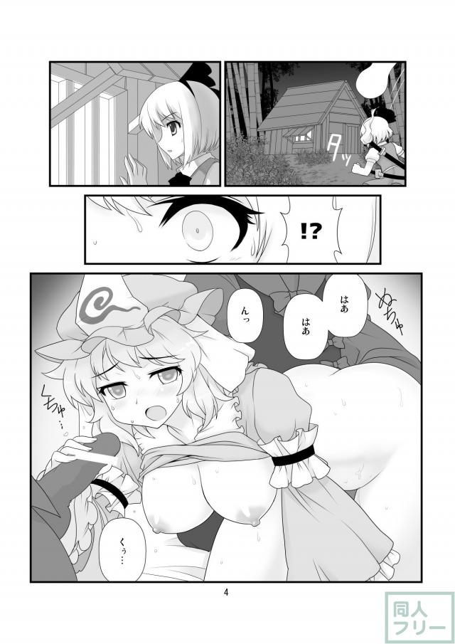 超リグルに惨敗する幽々子と妖夢 <> 005