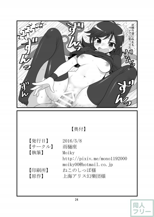白蓮を響子・超リグル・みすちーが犯す本 <> 025